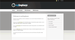 Desktop Screenshot of myemphasys.com